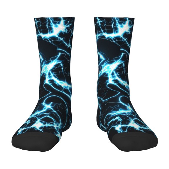 Naloa Lightning Kids Socks Unisex Kids and Toddlers' Crew Socks, ,1 Pairs