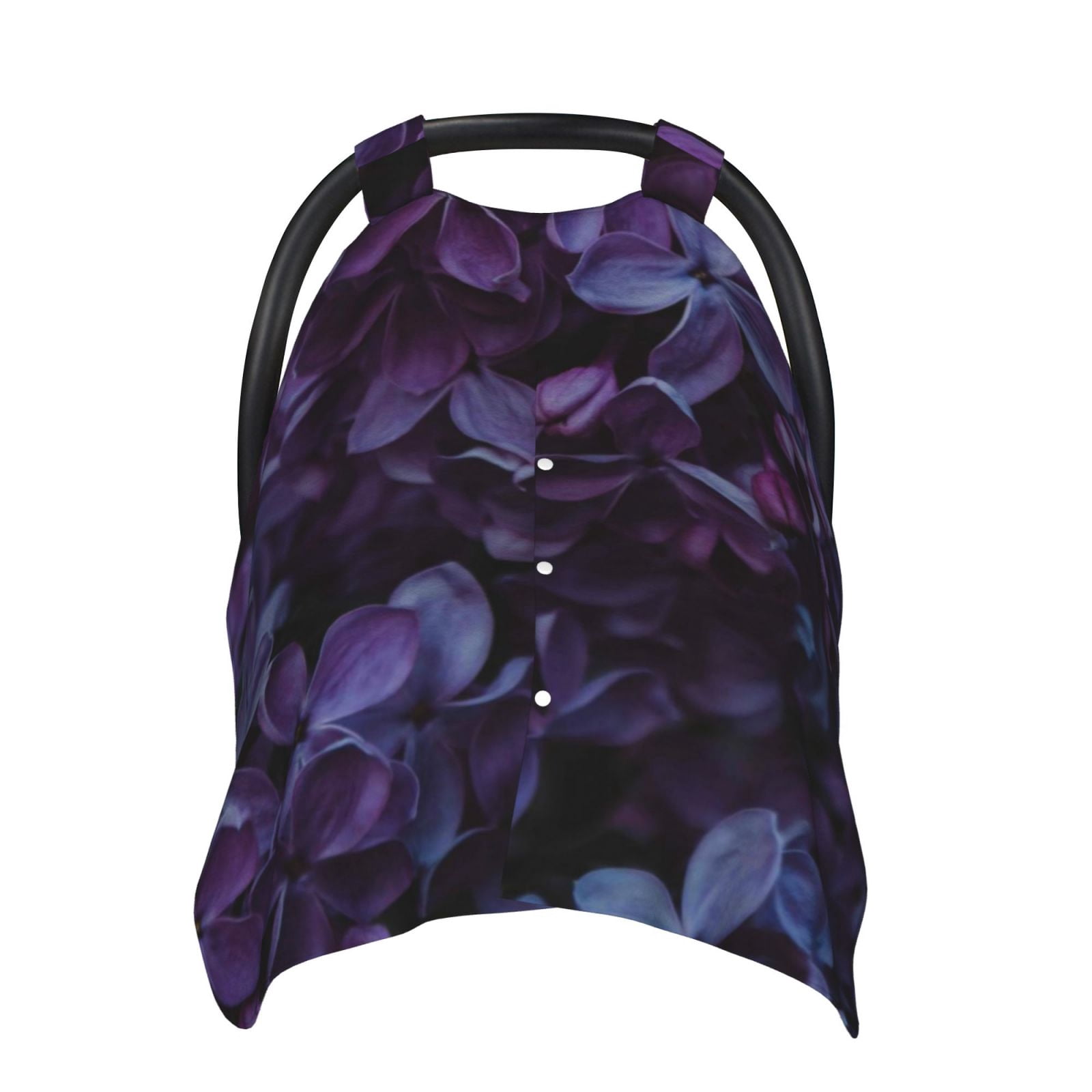 Naloa Lilac Baby Car Seat Cover, Breathable Baby Carrier Cover, Multiuse Baby Carrier Cover & Nursing Breastfeeding Cover