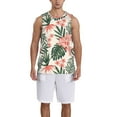thumbnail image 1 of Naloa Lilies Flowers Basketball Jersey Reversible Men's Mesh Athletic Sports Shirts Training Practice S-4XL4X-Large, 1 of 6
