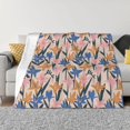 thumbnail image 1 of Naloa Lilies Flowers Flannel Blankets - Thick and Warm Blanket for Winter, Soft Fuzzy Plush King Blanket for All Seasons40"x30", 1 of 6