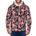 thumbnail image 1 of Naloa Lilies Flowers Men’s Hoodies, Zip up Hoodie, Sweatshirts,Hoodies for Men Sizes S-3XL-Small, 1 of 5