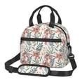 thumbnail image 1 of Naloa Lilies Flowers Print Lunch Bag for Women & Men Insulated Lunch Box or Cooler Lunch Tote Bags for Work, Travel, Outdoor, 1 of 5