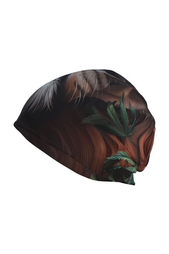 Lion Forest Crown Beanie for Men Women Knitted Unisex Winter Hat Beanies Cap Knit Cuffed Beanies Hats