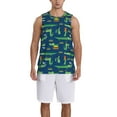 thumbnail image 1 of Naloa Little Pirate Crocodile Basketball Jersey Reversible Men's Mesh Athletic Sports Shirts Training Practice S-4XLMedium, 1 of 6