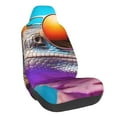 thumbnail image 1 of Naloa Lizard With Sunglasses Colorful Car Seat Covers Universal Front Seat Coves for Car Accessories ,Padded Car Covers for Automotive, SUV, Truck, and Van, 1 of 5