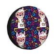 thumbnail image 1 of Naloa Llama Alpaca PVC Leather Spare Tire Wheel Cover for Car Truck SUV Camper Trailer Universal Fit many size15 inch, 1 of 6