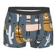 thumbnail image 1 of Naloa Llama and Cactus Print Mens Underwear - Boxers for Men, Classic Briefs for Men, 1 of 9