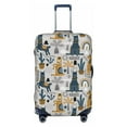 thumbnail image 1 of Naloa Llama and Cactus1 Elastic Suitcase Protector, Travel Suitcase Protector Cover Fits 18-32in Suitcase - Large, 1 of 9