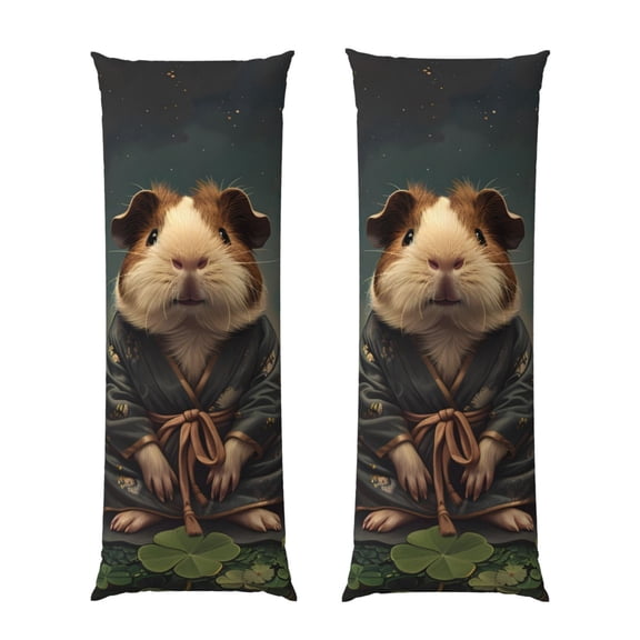 Naloa Lotus Leaf Starry Sky Guinea Pig Super Soft 20x60 Body Pillow Case,Long Side Hidden ZipperPILLOWS ARE NOT INCLUDED
