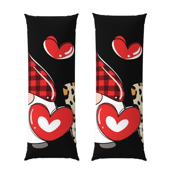 Naloa Love Gnomes Super Soft 20x60 Body Pillow Case,Long Side Hidden Zipper(PILLOWS ARE NOT INCLUDED)