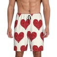 thumbnail image 1 of Naloa Love Men's Short Pajama Pants, Lounge Comfort Shorts with Elasticized Waistband and Side Pockets - 3X-Large, 1 of 9