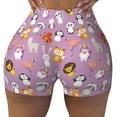 thumbnail image 1 of Naloa Lovely Animals Biker Shorts for Women Seamless Scrunch Short Women’s Yoga Shorts for Gym Running Sport Shorts - XX-Large, 1 of 9