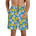 thumbnail image 1 of Naloa Lovely Duck Men's Beach Shorts, Surfing shorts, Swim trunks, Quick Dry Swim Trunks for Surfing Beach Fun - XX-Large, 1 of 9