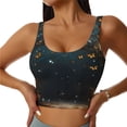 thumbnail image 1 of Naloa Magical Library Butterfly Night Sports Bras for Women,Sports Bras for Women High Support with Removable Pads-Medium, 1 of 8