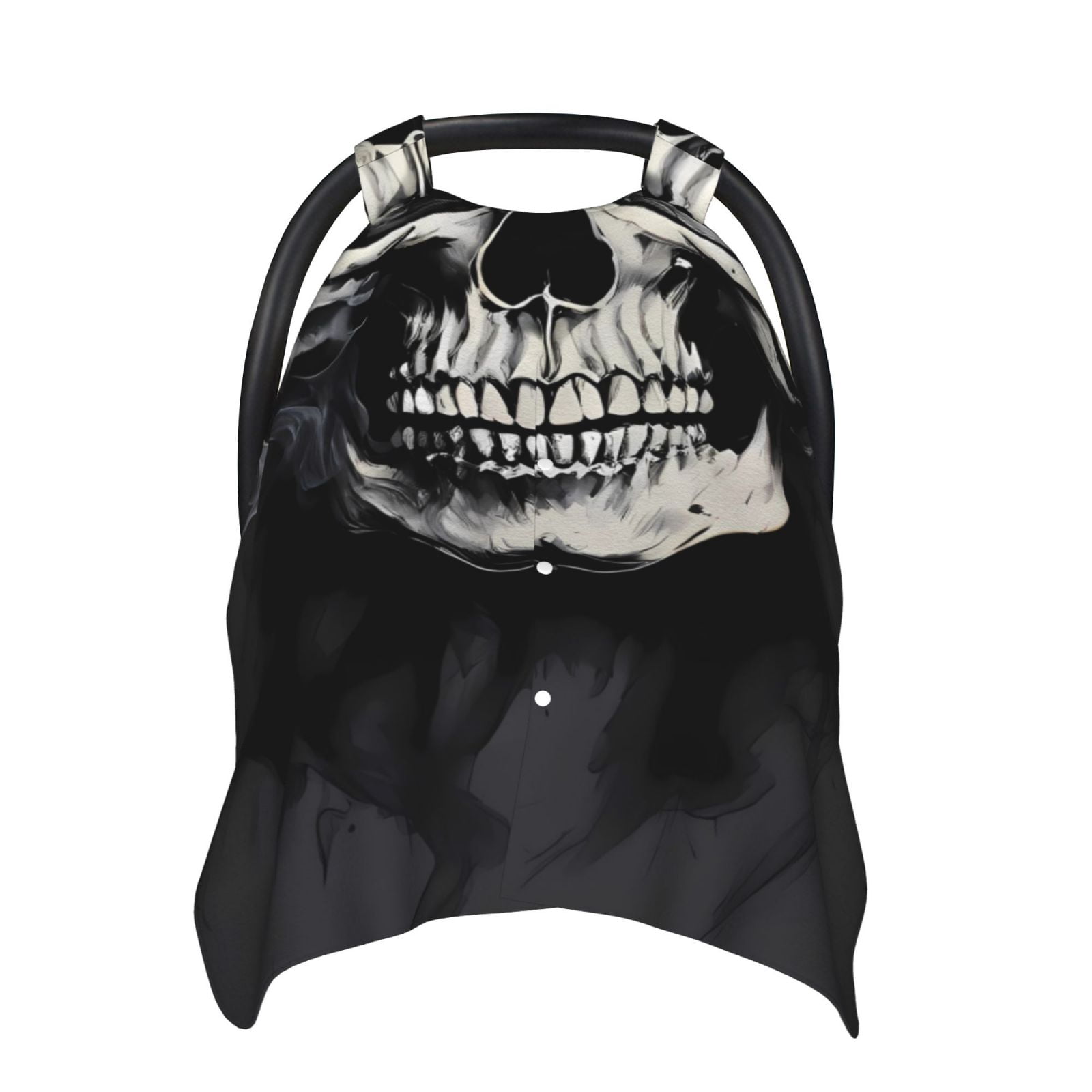 Naloa Magician Hat Skull Baby Car Seat Cover, Breathable Baby Carrier Cover, Multiuse Baby Carrier Cover & Nursing Breastfeeding Cover
