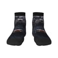 thumbnail image 1 of Naloa Majestic Black Yak Ankle Socks for Women Non Slip Socks No Show Socks Classic Low Cut Casual Socks Casual Socks, 1 of 7