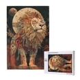 thumbnail image 1 of Naloa Majestic Cosmic Lion Custom Puzzles Personalized Puzzle 1000 Pieces from Photo Custom Jigsaw Puzzle for Wedding, Graduation, (29.5×19.7in, Vertical), 1 of 9