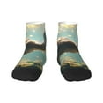 thumbnail image 1 of Naloa Majestic Ostrich In Forest Ankle Socks for Women Non Slip Socks No Show Socks Classic Low Cut Casual Socks Casual Socks, 1 of 7