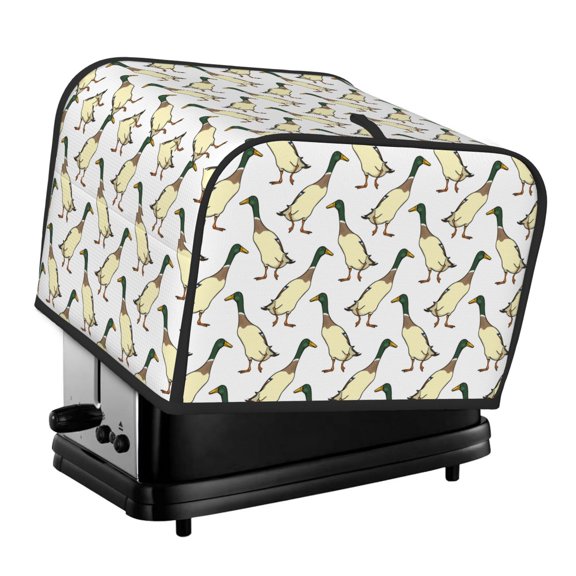 Naloa Mallard Ducks 4 Slice Toaster Dust Cover Bread Machine Oven Dustproof Cover Kitchen Bakeware Protector Dustproof(12.4 x 10.6 x 8.2)