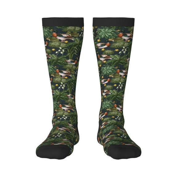 Naloa Mallard Ducks And Water Knee Socks, High Socks Long Stretchy Sock Women Knee High Stocking, Long Socks for Women