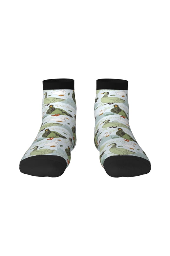 Mallard Ducks Wild Birds Ankle Socks for Women Non Slip Socks No Show Socks Classic Low Cut Casual Socks Casual Socks