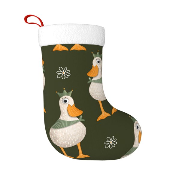 Naloa Mallard Ducks Wild Birds Christmas Stockings Decorations, Xmas Ornaments, DIY Personalized Farmhouse Decor for Home Family Party Tree