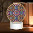 thumbnail image 1 of Naloa Mandala Acrylic LED Night Light Custom LED Lights Personalized Nightlight Customized Gifts for Family Couples Friends, 1 of 9