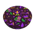 thumbnail image 1 of Naloa Mardi Gra2 Round Bar Stool Cushion Cover 12-14 inch, Fits Kitchen, Office, Restaurant Chairs - 12 inch, 1 of 7