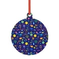 thumbnail image 1 of Naloa Mathematics And Chemistry Acrylic Santa Tree Decorations Christmas Hanging Pendant for Christmas Winter New Year Party Hanging Decorations-Round Shape, 1 of 7