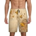 thumbnail image 1 of Naloa Men's Short Pajama Pants, Lounge Comfort Shorts with Elasticized Waistband and Side Pockets - Large, 1 of 9