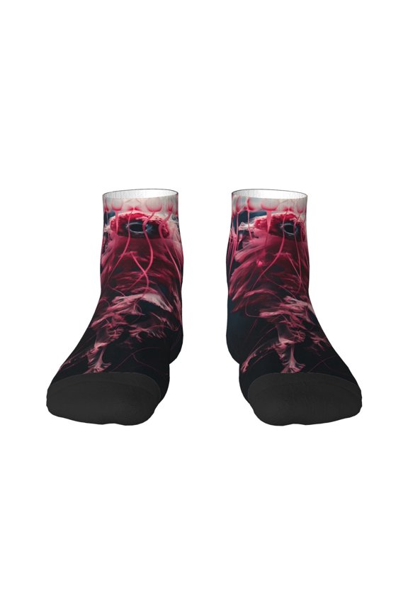 Mesmerizing Pink Jellyfish Ankle Socks for Women Non Slip Socks No Show Socks Classic Low Cut Casual Socks Casual Socks