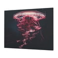thumbnail image 1 of Naloa Mesmerizing Pink Jellyfish Print Canvas Picture,Wall Pictures, Modern Decorative Poster,Art Prints for Bedroom, Toilet, 40 x 30 cm, Built-in Wooden Frame, 1 of 6