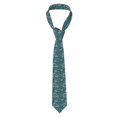 thumbnail image 1 of Naloa Modern Excavator Print Solid Color Tie Formal Necktie for Men，Suitable for business, daily life, work, 1 of 5