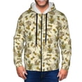 thumbnail image 1 of Naloa Monkeys and Pinealpples Men’s Hoodies, Zip up Hoodie, Sweatshirts,Hoodies for Men Sizes S-3XL-Small, 1 of 5