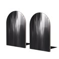 thumbnail image 1 of Naloa Monochrome Abstract Lines 2 Pcs Bookend Large Capacity Office Book Ends for Home Office Library School Study Decoration, 1 of 8