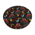 thumbnail image 1 of Naloa Monster Truck Round Bar Stool Cushion Cover 12-14 inch, Fits Kitchen, Office, Restaurant Chairs - 14 inch, 1 of 7