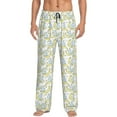 thumbnail image 1 of Naloa Moon And Rabbit Pajama Pants Men, PJ Bottoms, Sleep & Lounge Pants-Medium, 1 of 6