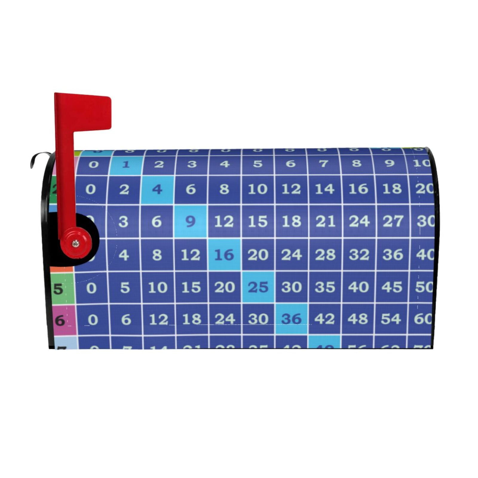 Naloa Multiplication Table Mailbox Covers Magnetic Post Box Cover Post ...