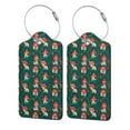 thumbnail image 1 of Naloa Mushroom House Luggage Tag for Suitcase Leather Baggage Tag with Stainless Steel Loop Privacy Cover for Women Men Girls-1, 1 of 5