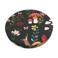 thumbnail image 1 of Naloa Mushroom With Snails Round Bar Stool Cushion Cover 12-14 inch, Fits Kitchen, Office, Restaurant Chairs - 13 inch, 1 of 7
