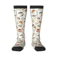 thumbnail image 1 of Naloa Mushrooms And Butterflies Thigh High Socks Extra Long Stretchy Sock Women Over Knee High Opaque Stocking Daily Wear, 1 of 6