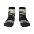 thumbnail image 1 of Naloa Mystical Bull in Fog Ankle Socks for Women Non Slip Socks No Show Socks Classic Low Cut Casual Socks Casual Socks, 1 of 7