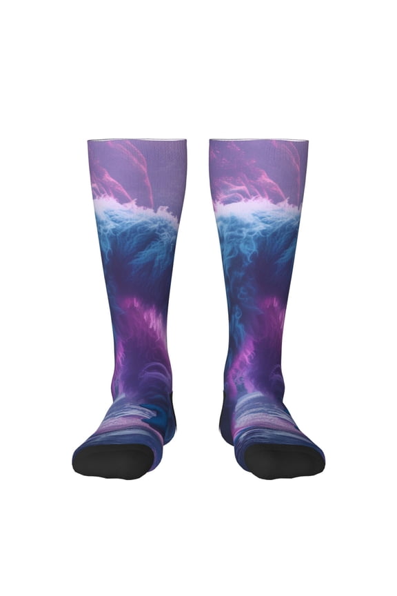 Mystical White gorilla Jungle Knee Socks, High Socks Long Stretchy Sock Women Knee High Stocking, Long Socks for Women