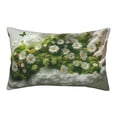 thumbnail image 1 of Naloa Nature Hand Daisies Art Pillowcase, Throw Pillowcase, Wrinkle-Free, Stain-Resistant with Hidden Zipper for Bedroom Sofa-16"x24", 1 of 6