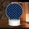 thumbnail image 1 of Naloa Nautical Themed Simple Anchors Acrylic LED Night Light Custom LED Lights Personalized Nightlight Customized Gifts for Family Couples Friends, 1 of 9