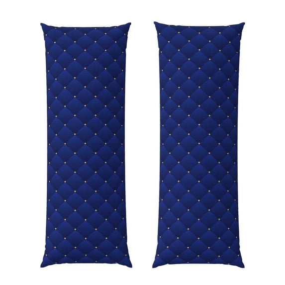 Naloa Navy Blue Super Soft 20x60 Body Pillow Case,Long Side Hidden Zipper(PILLOWS ARE NOT INCLUDED)