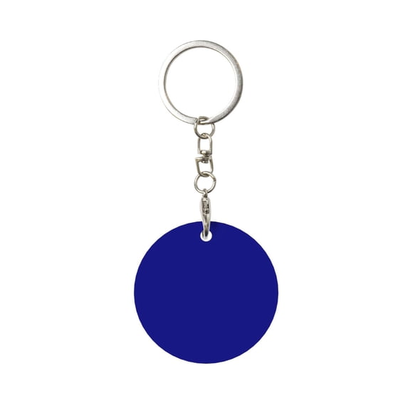 Naloa Navy Print Round Keychain Keychain Key Ring, Key Tag, Key Chain Bulk for Gift Accessories (Round)