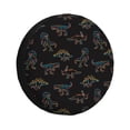 thumbnail image 1 of Naloa Neon Dinosaur PVC Leather Spare Tire Wheel Cover for Car Truck SUV Camper Trailer Universal Fit many size15 inch, 1 of 6