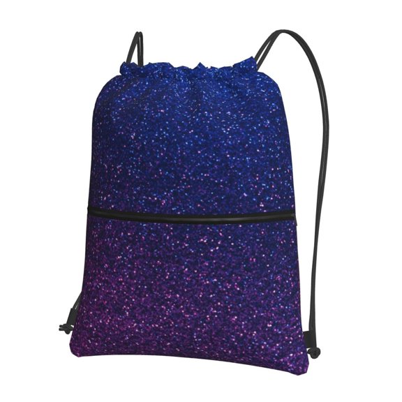 Naloa Neon Glitter Drawstring Backpack String Bag Cinch Water Resistant for Gym Shopping Sport Yoga
