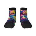 thumbnail image 1 of Naloa Neon Pop Art Pitbull Ankle Socks for Women Non Slip Socks No Show Socks Classic Low Cut Casual Socks Casual Socks, 1 of 7